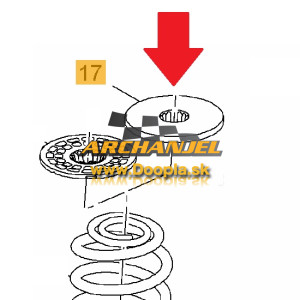 Doraz pružiny OPEL Mokka X - horný zadný - 13330714