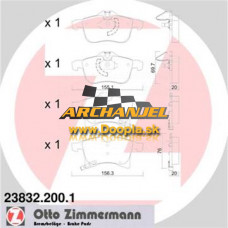Brzdové doštičky OPEL - predné Zimmermann - 23832.200.1 - Doopla.sk | Opel Diely | Originál diely Opel | Archanjel Slovakia, s.r.o.